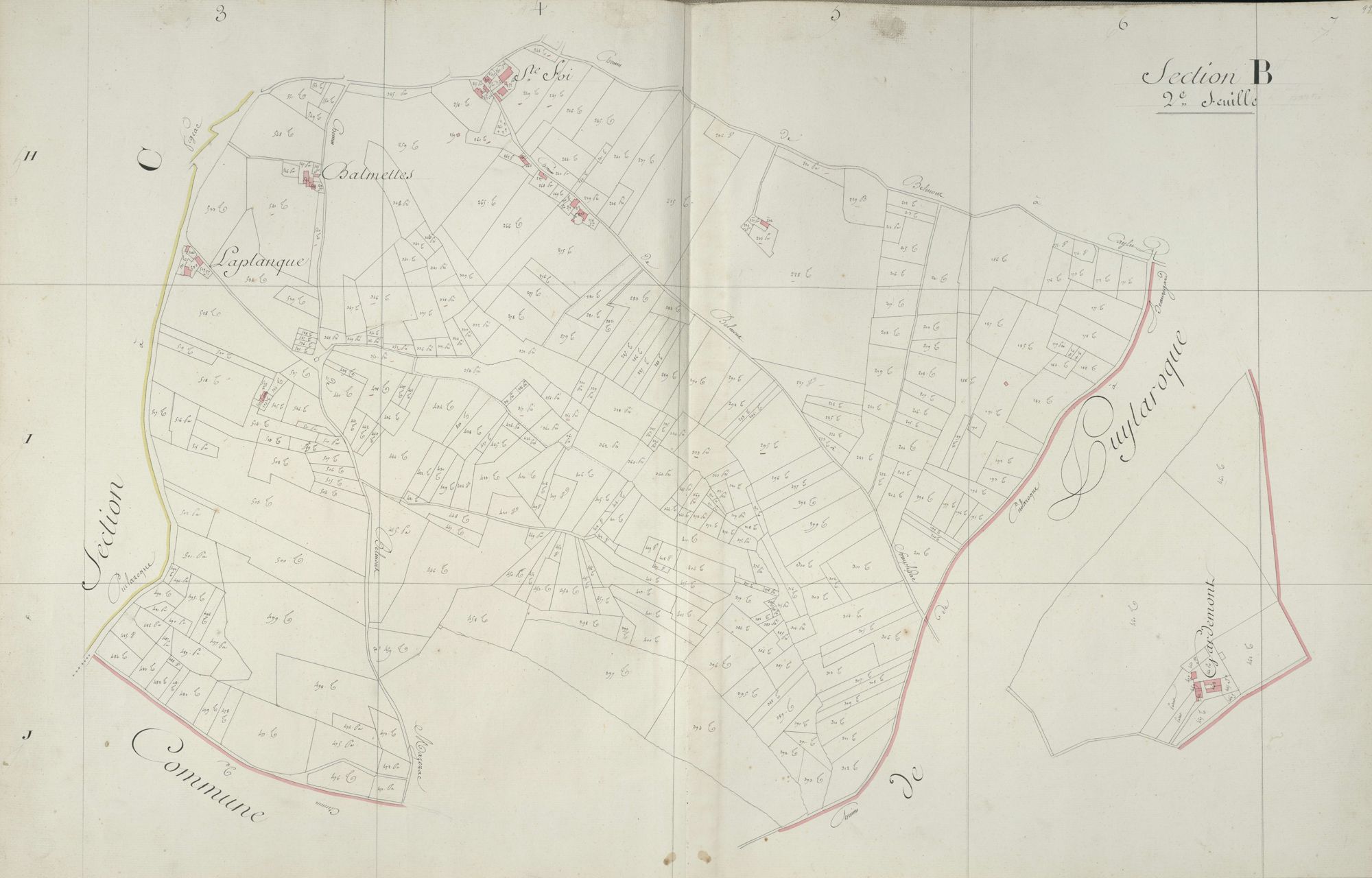 section B, 2ème feuille