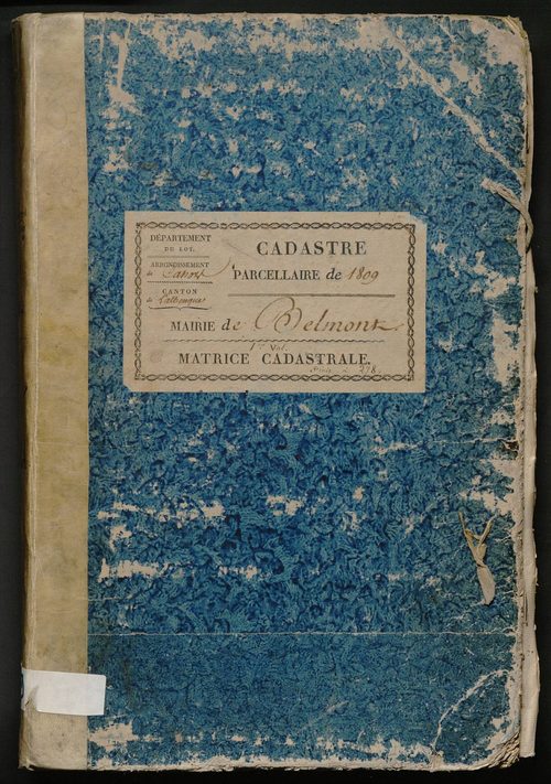 Folios 1-278. Augmentations et diminutions (1863-1914)