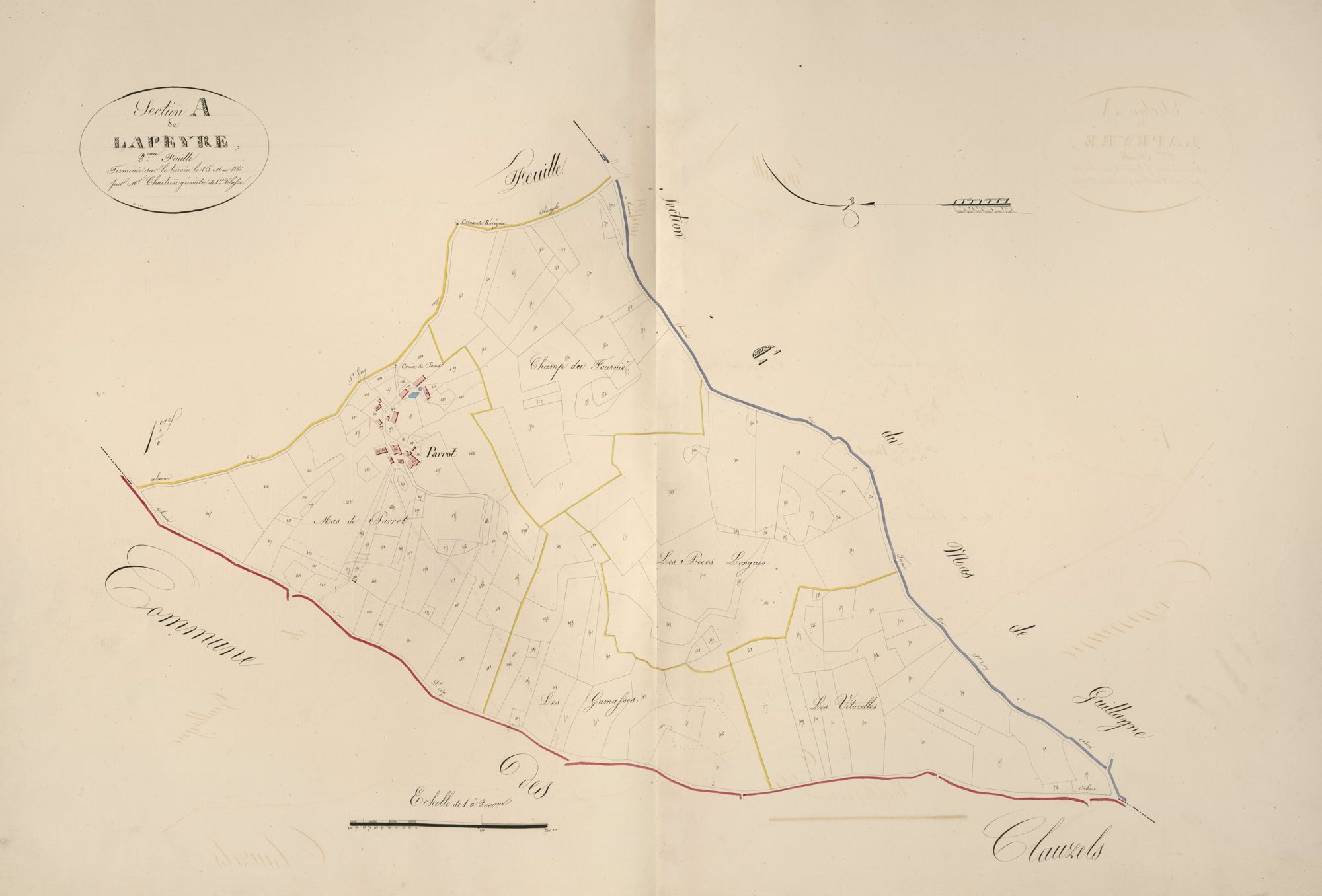 section A de Lapeyre, 2ème feuille