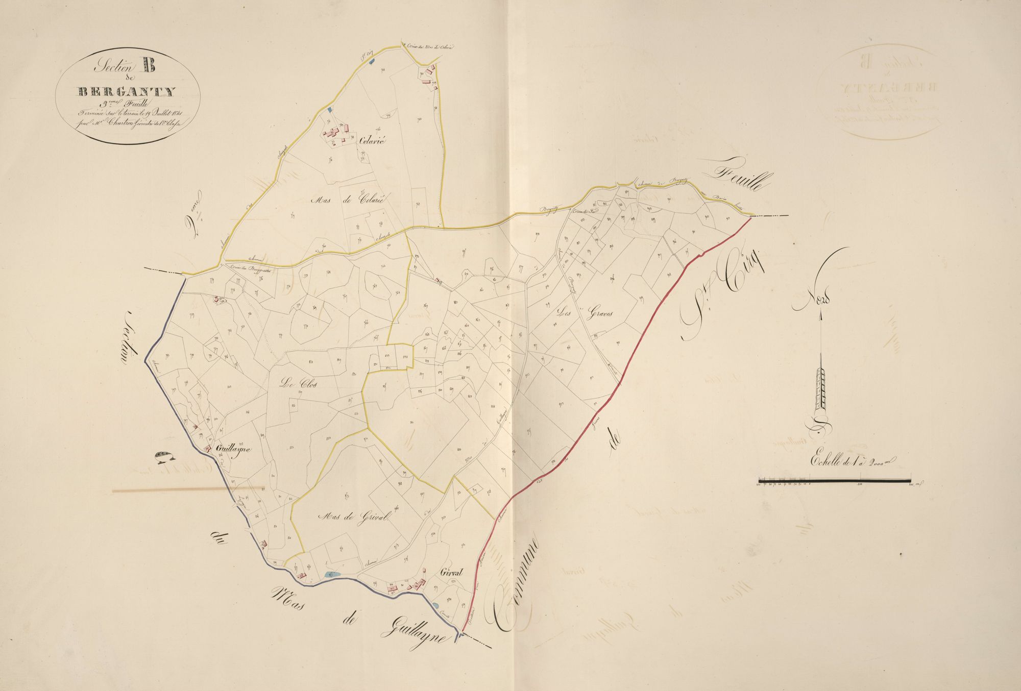 section B de Berganty, 3ème feuille