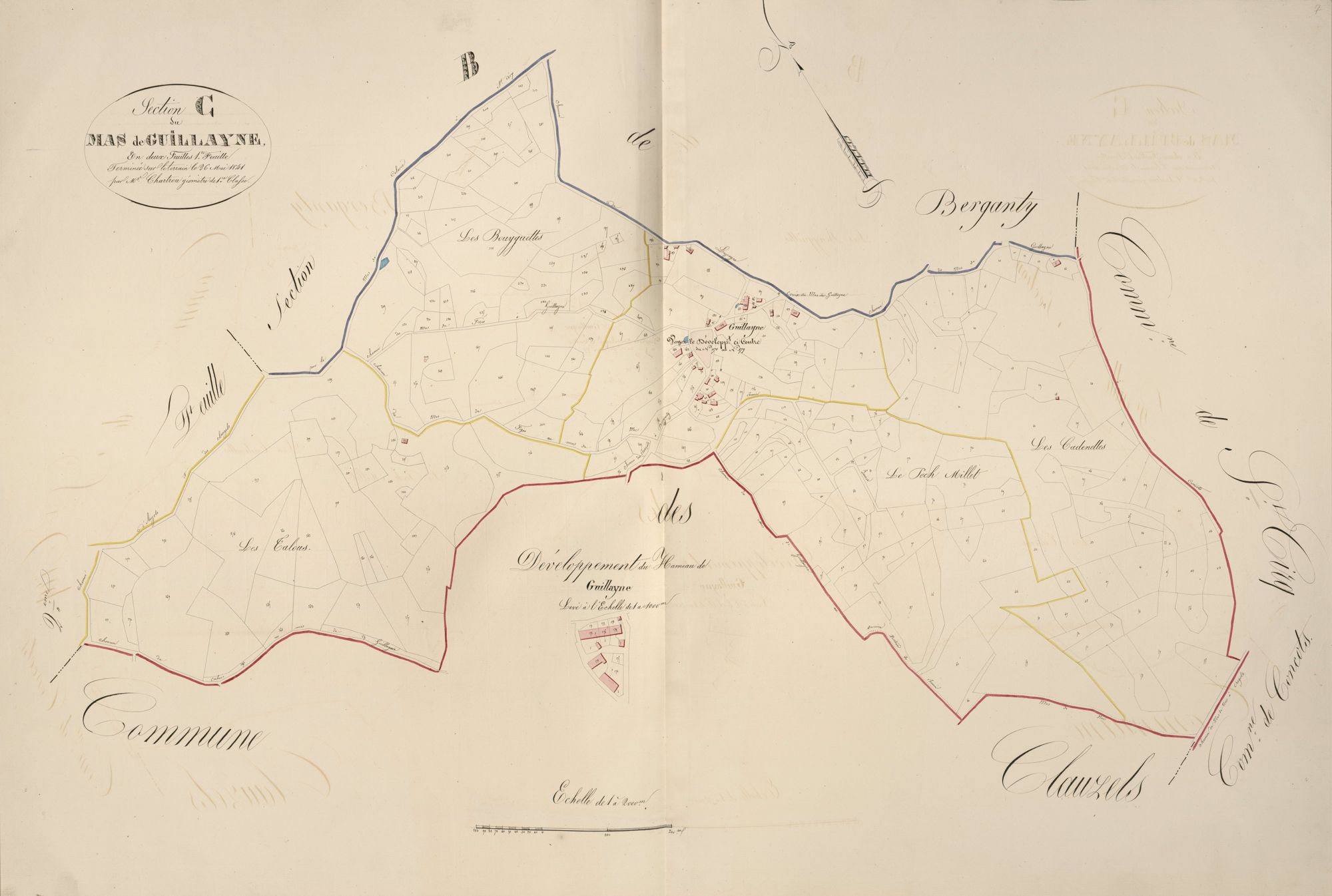 section C du Mas de Guillayne, 1ère feuille