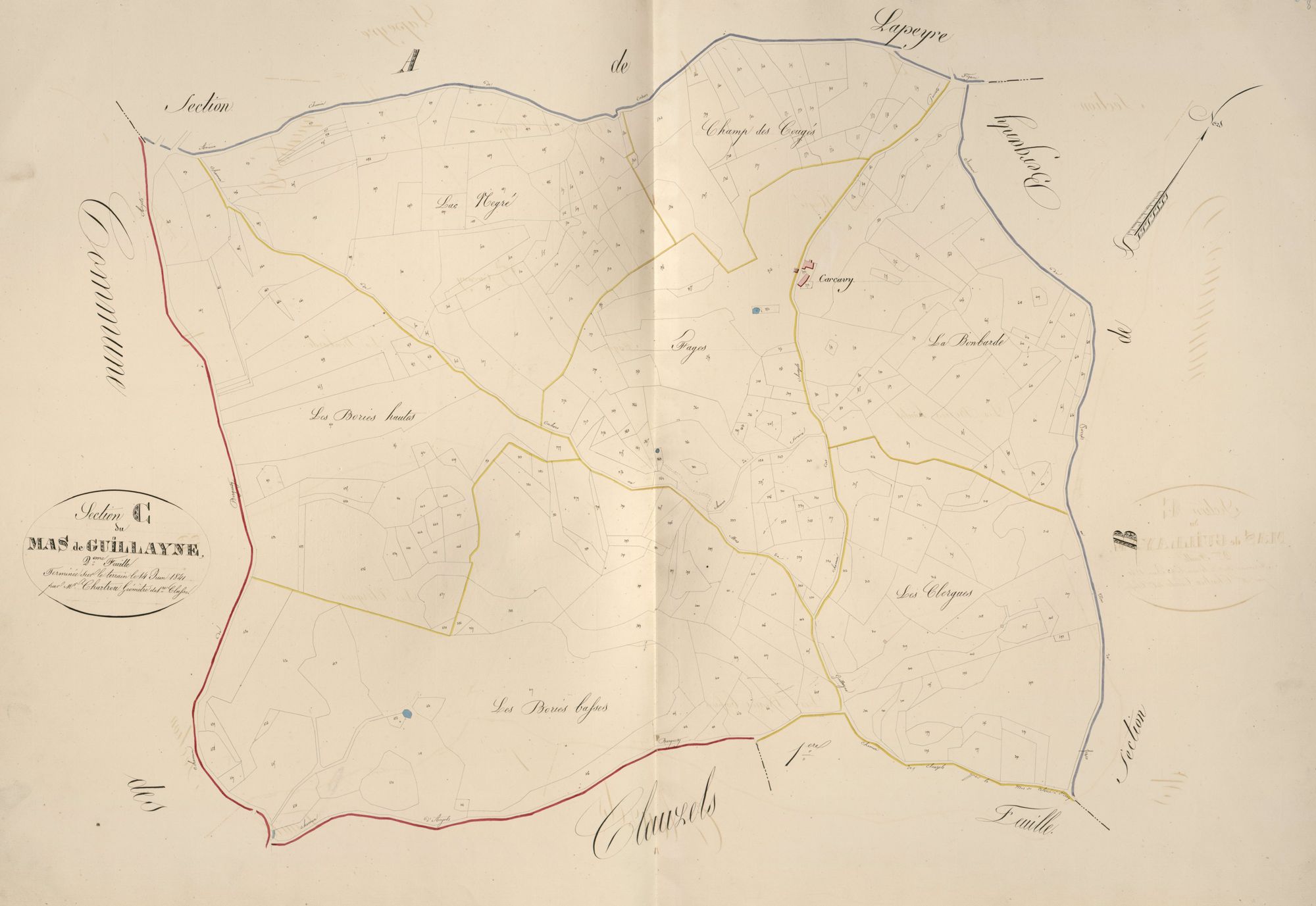 section C du Mas de Guillayne, 2ème feuille