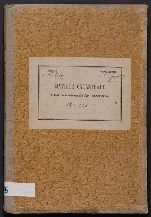 Cases 1-101. Augmentations et diminutions (1884-1891)