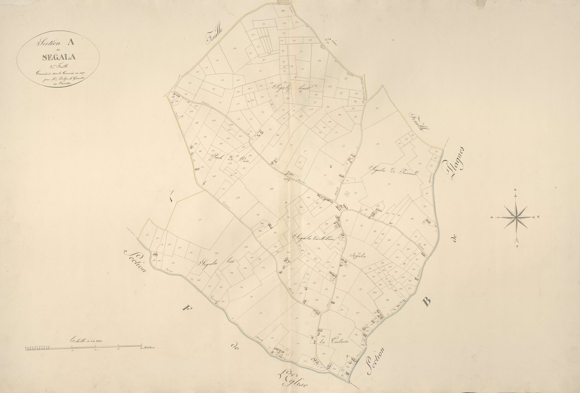 section A du Ségala, 3ème feuille