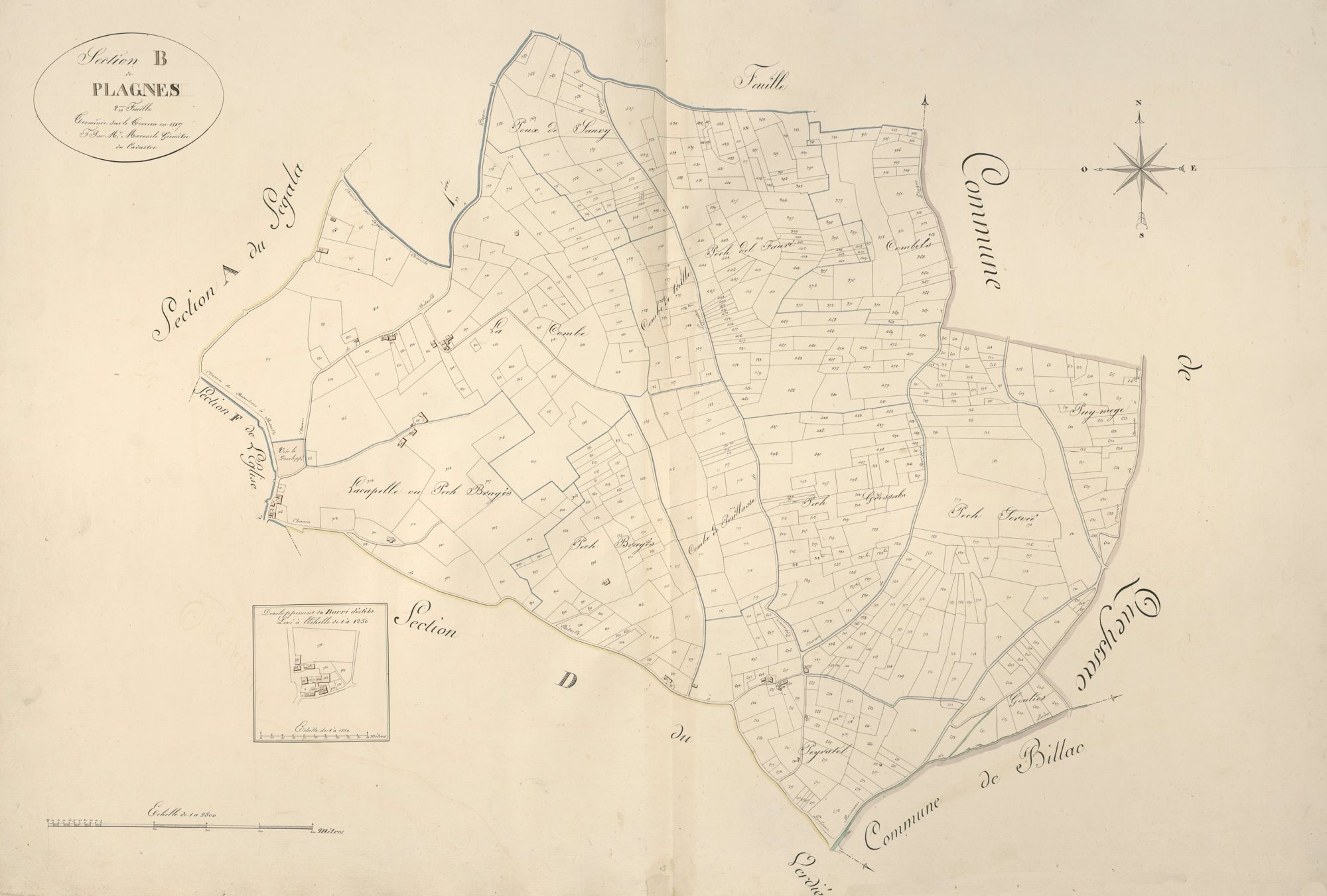 section B de Plagnes, 2ème feuille