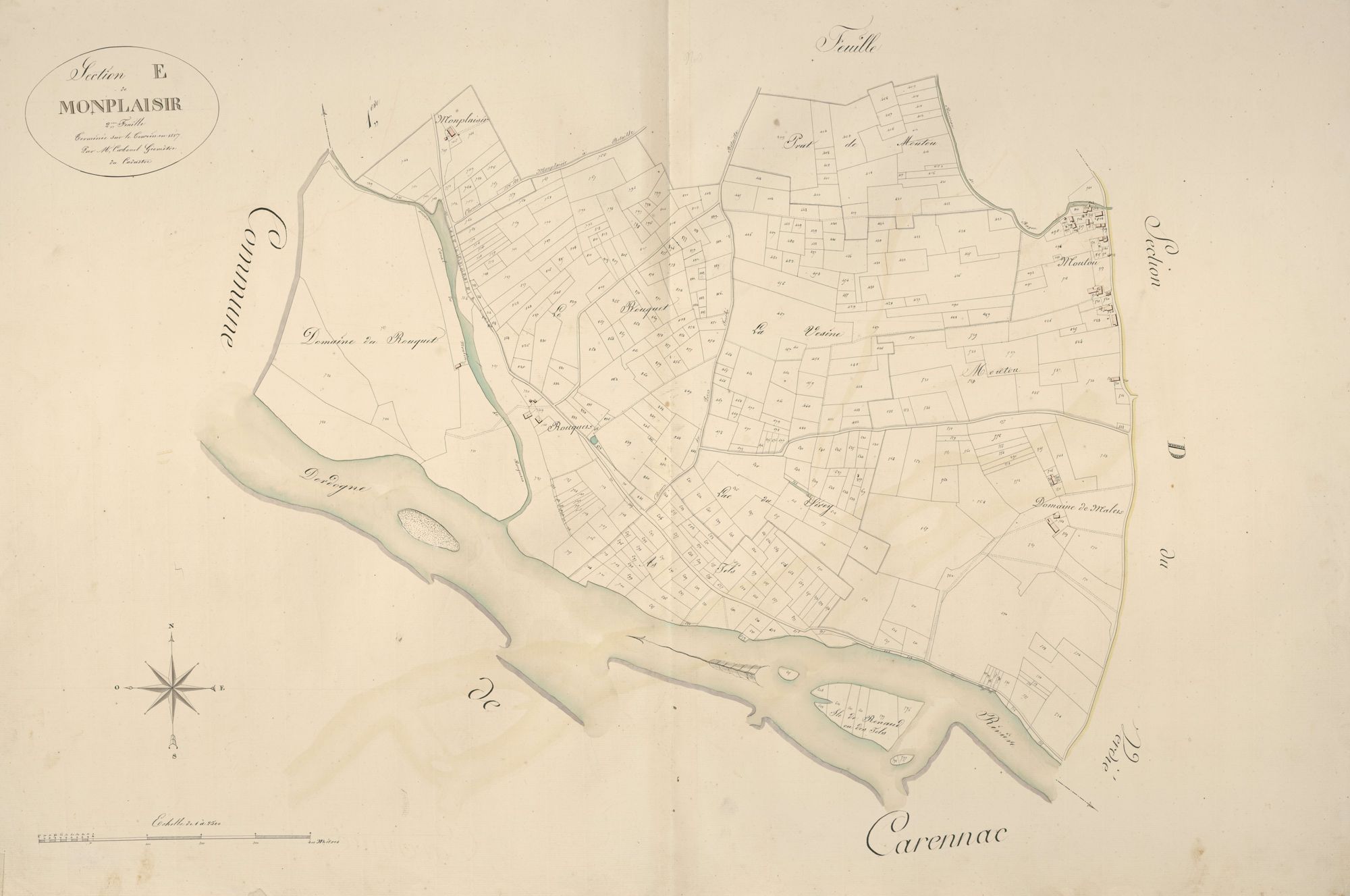 section E de Monplaisir, 2ème feuille