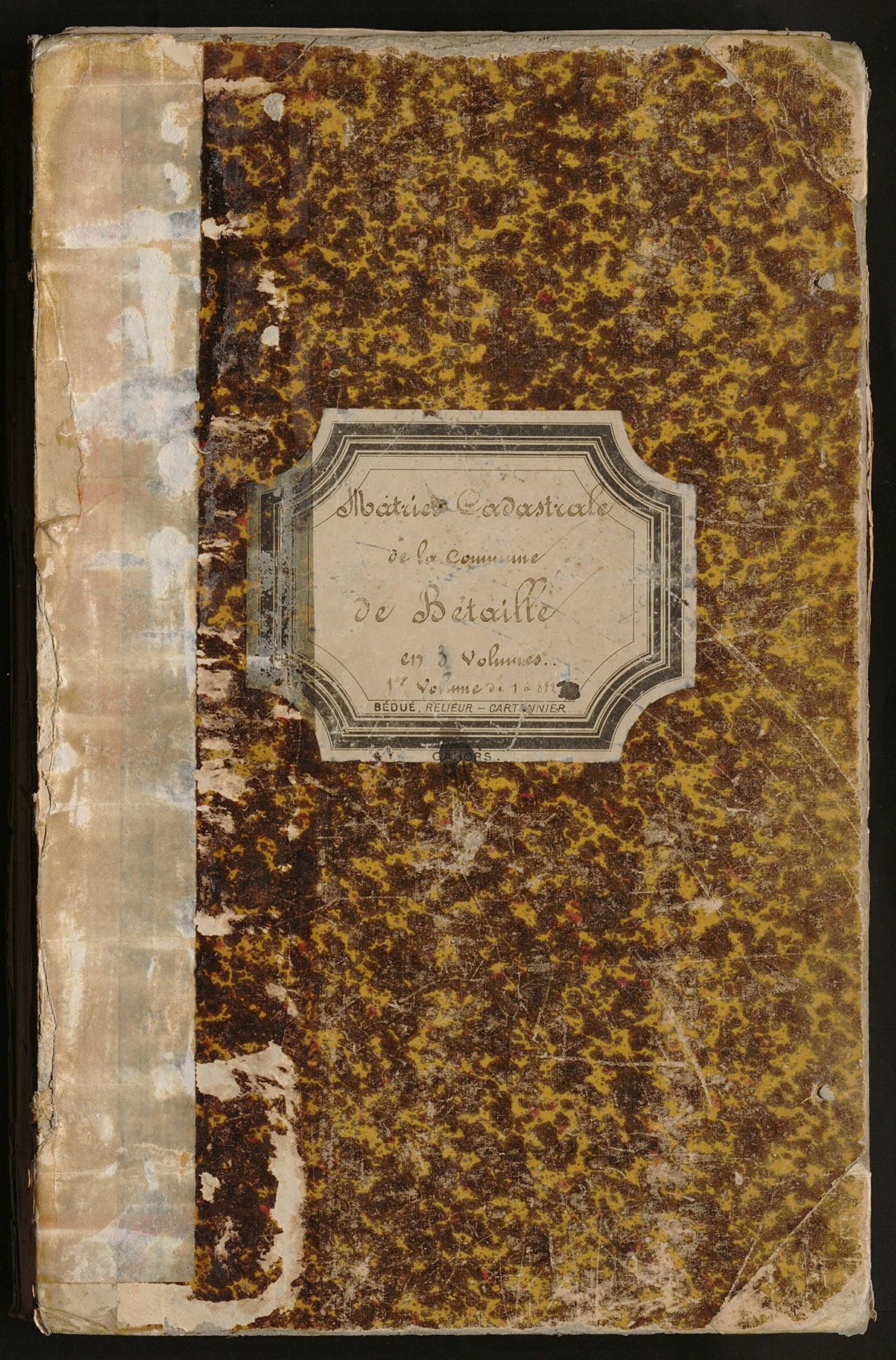 Folios 1-822. Augmentations et diminutions (1869-1914)