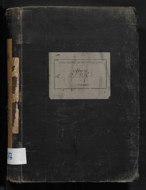 Folios 1-492. Augmentations et diminutions (1913-1945)