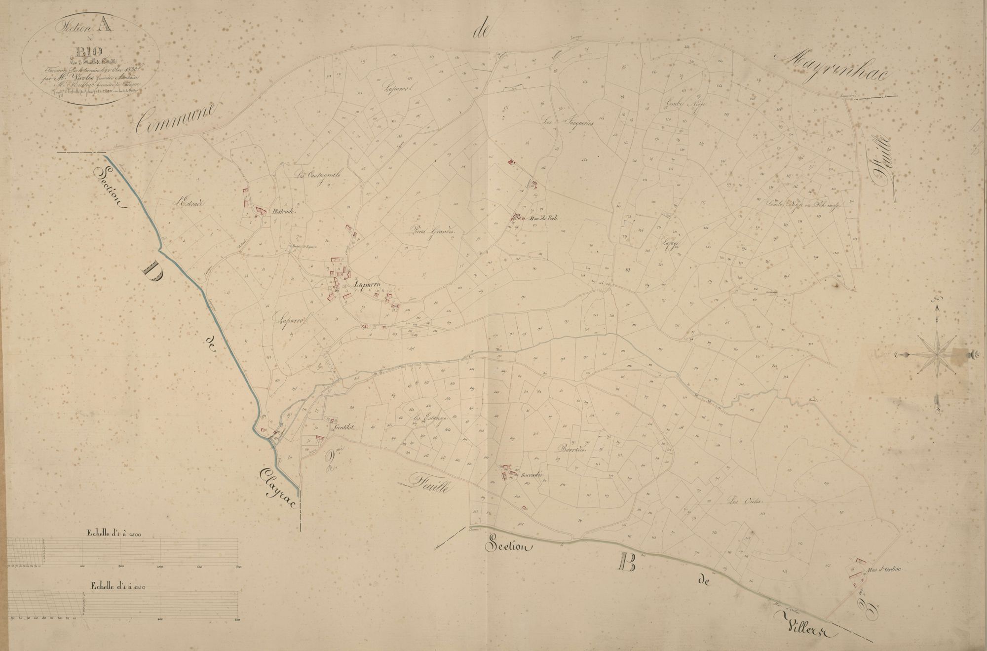 section A de Bio, 1ère feuille