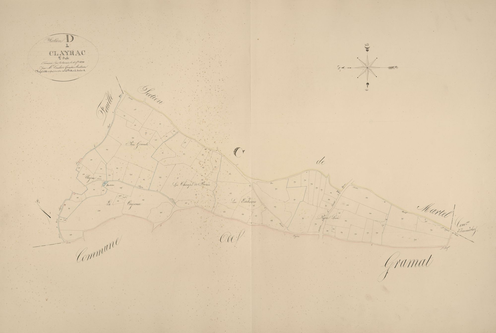 section D de Clayrac, 2ème feuille