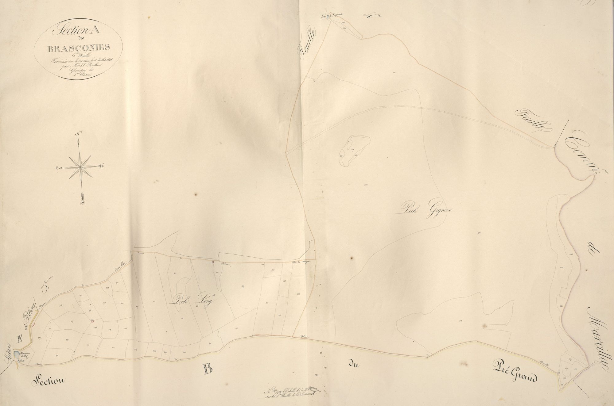 section A de Brasconies, 6ème feuille