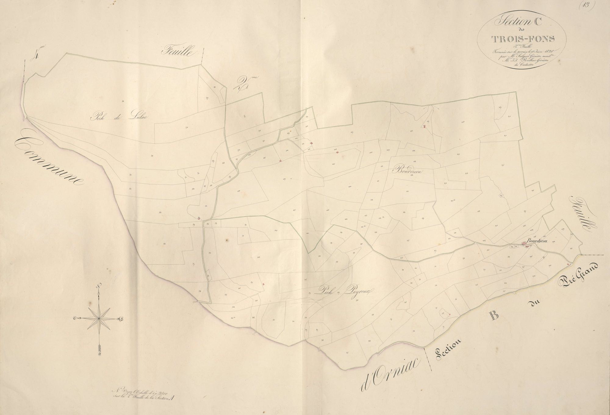section C des trois-Fons, 3ème feuille