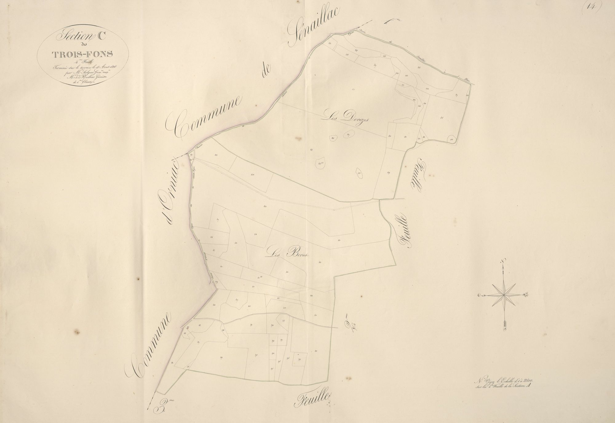 section C des trois-Fons, 4ème feuille