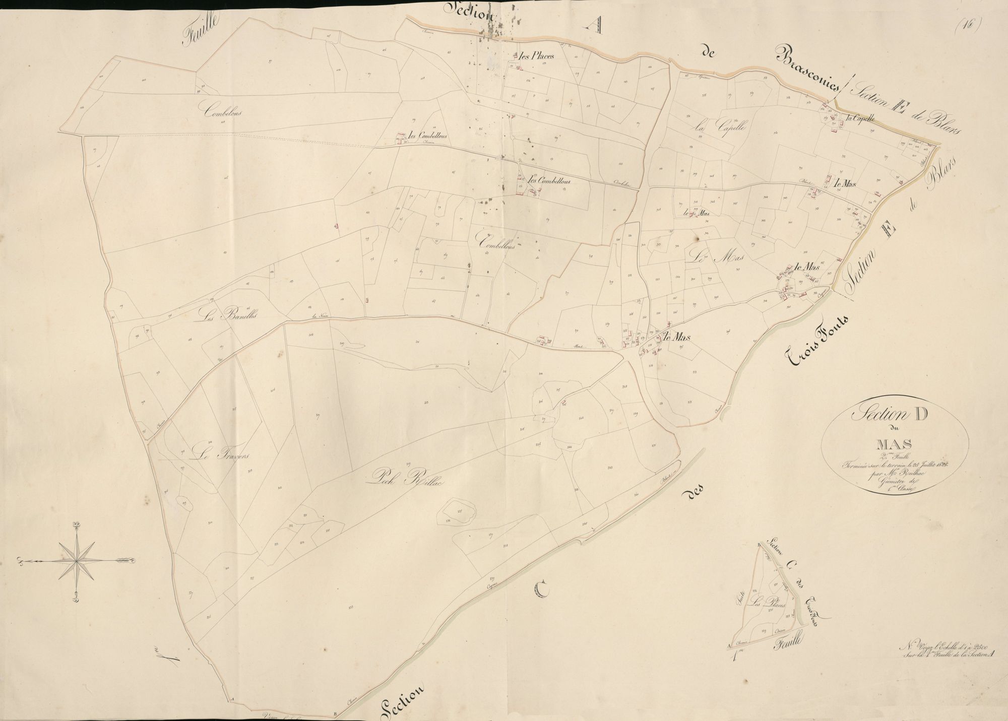 section D du Mas, 2ème feuille