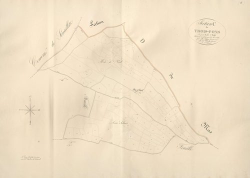section C des trois-Fons, 1ère feuille