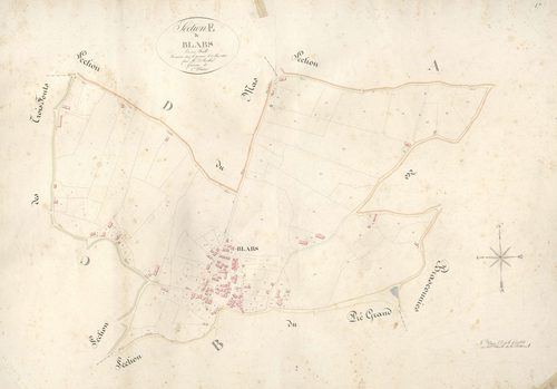 section E de Blars, 1ère feuille