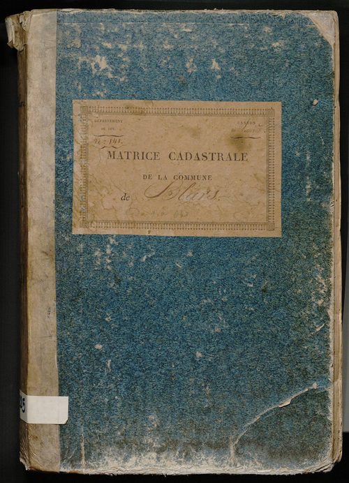 Folios 1-438. Augmentations et diminutions (1832-1914)
