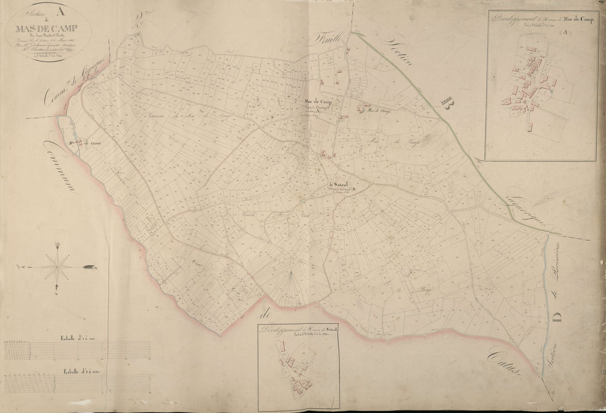 section A du Mas de Camp, 1ère feuille