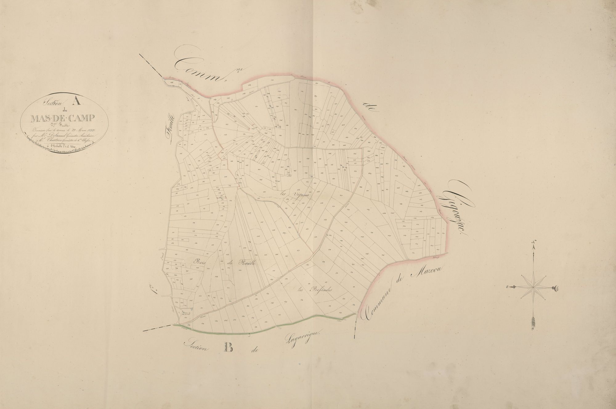 section A du Mas de Camp, 2ème feuille