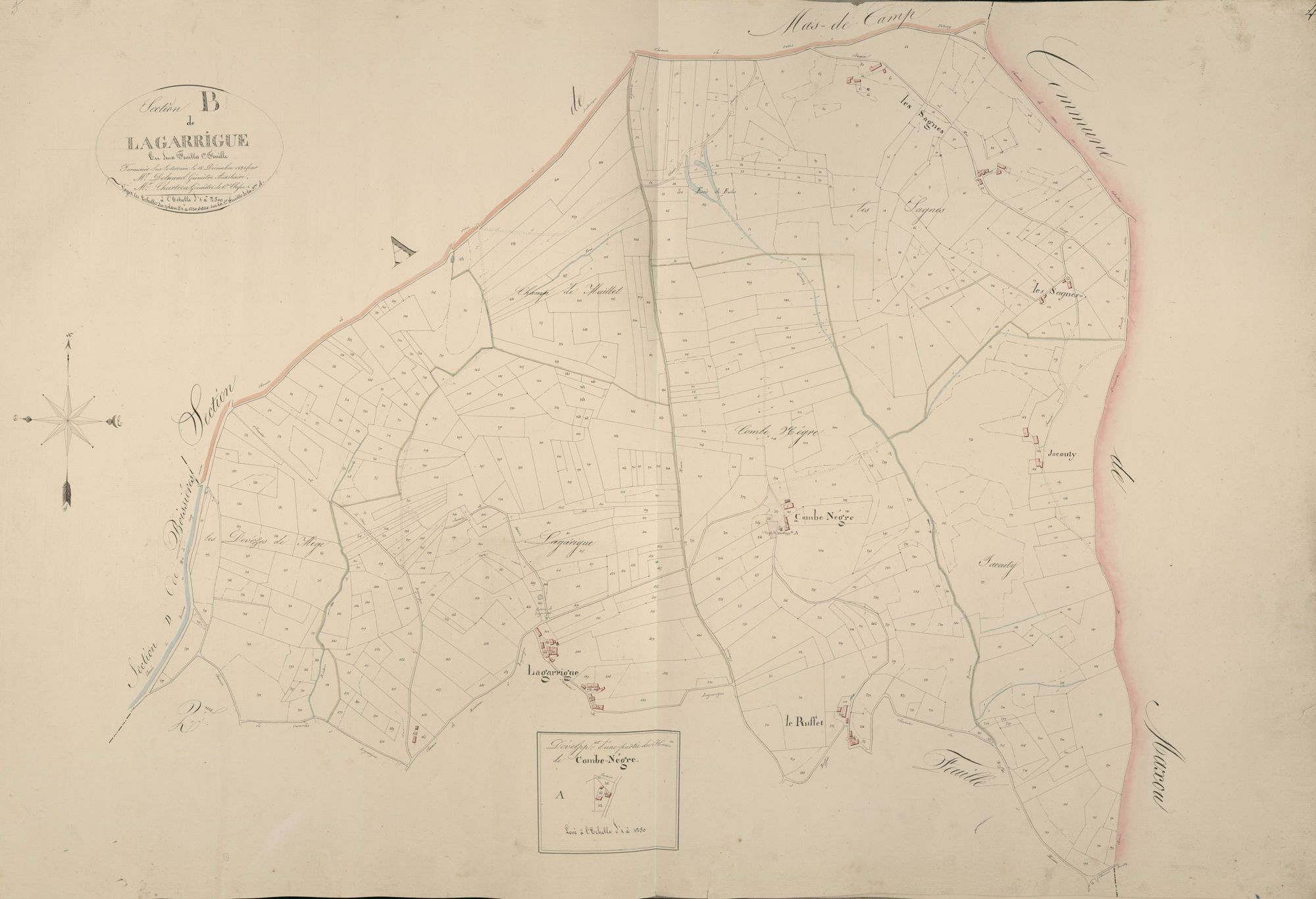 section B de Lagarrigue, 1ère feuille