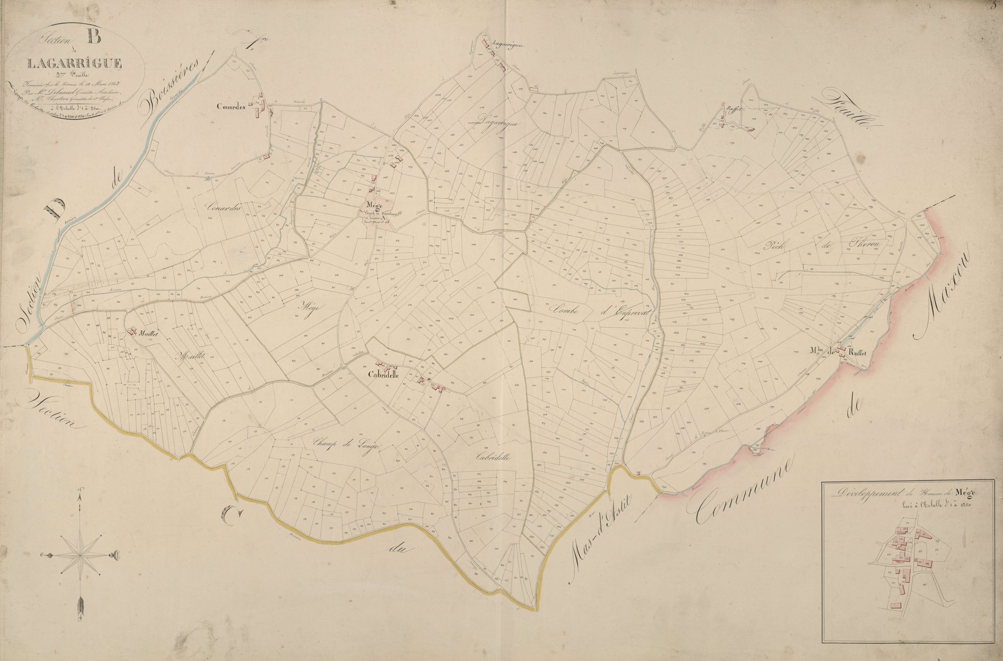 section B de Lagarrigue, 2ème feuille