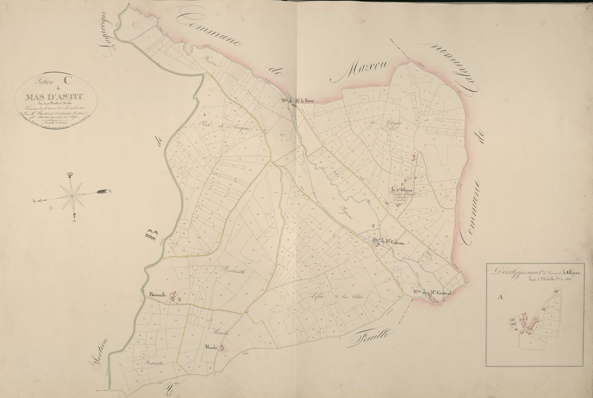 section C du Mas d'Astit, 1ère feuille