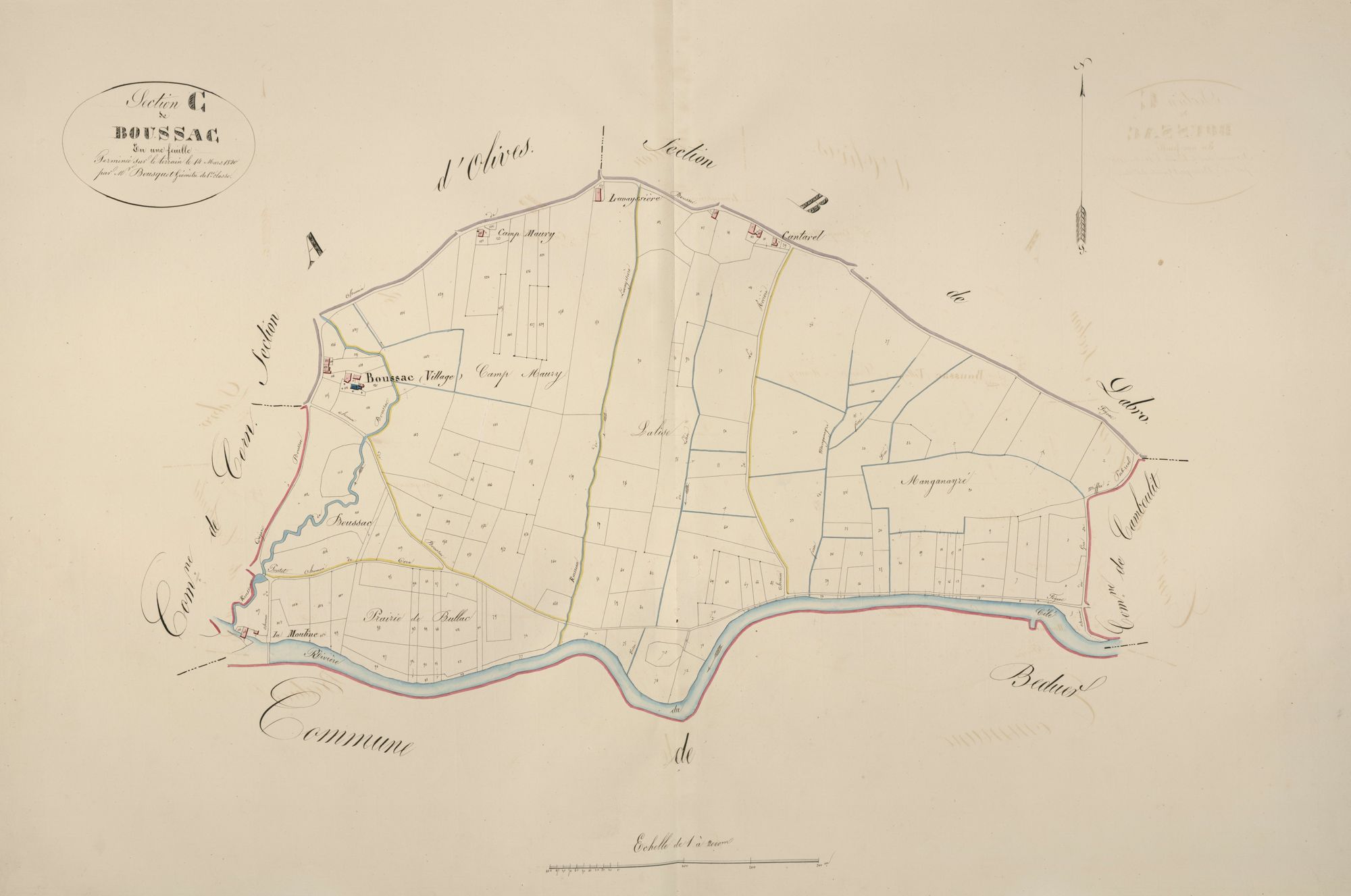 section C de Boussac, 1ère feuille