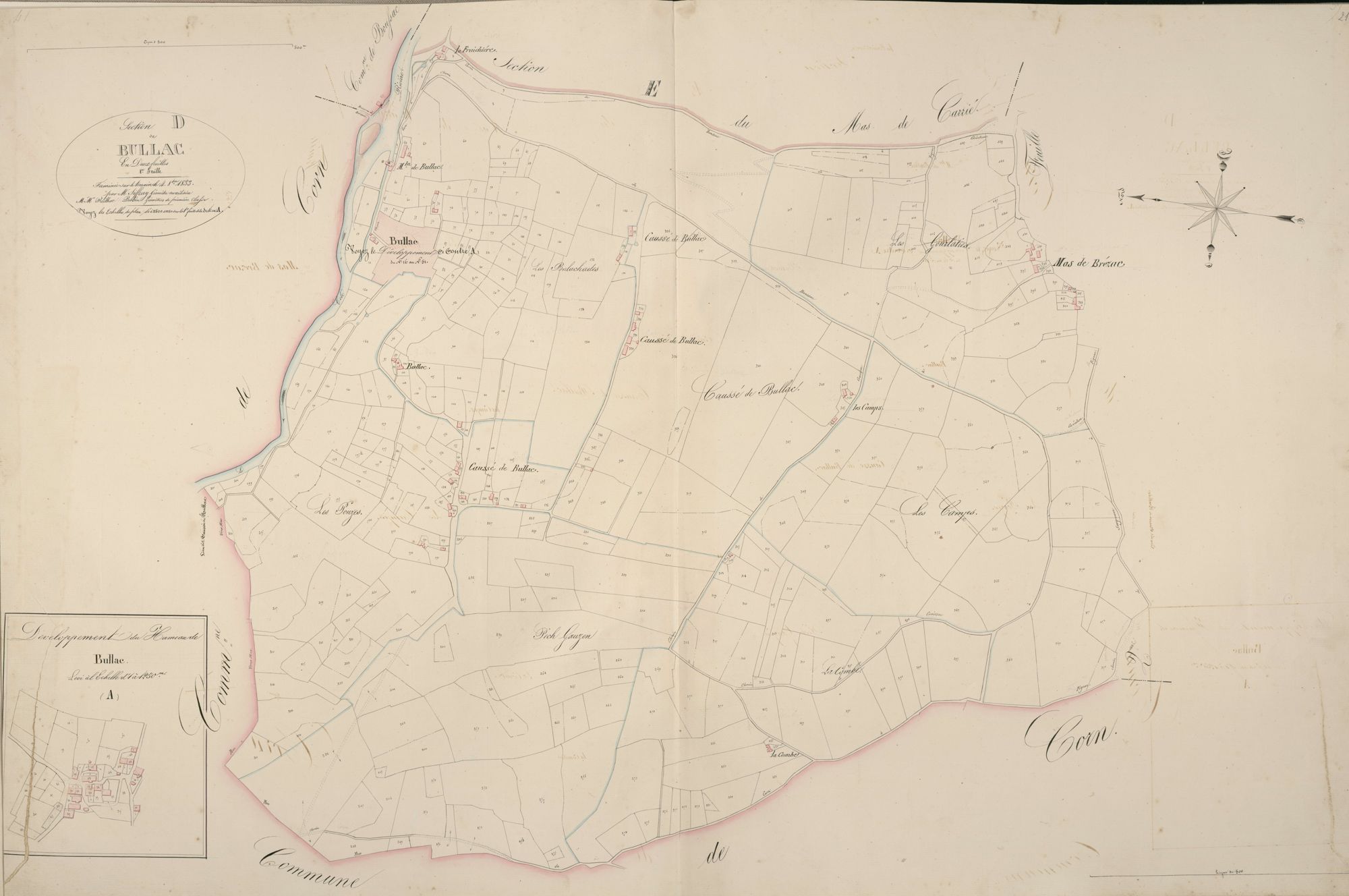 section D de Bullac, 1ère feuille