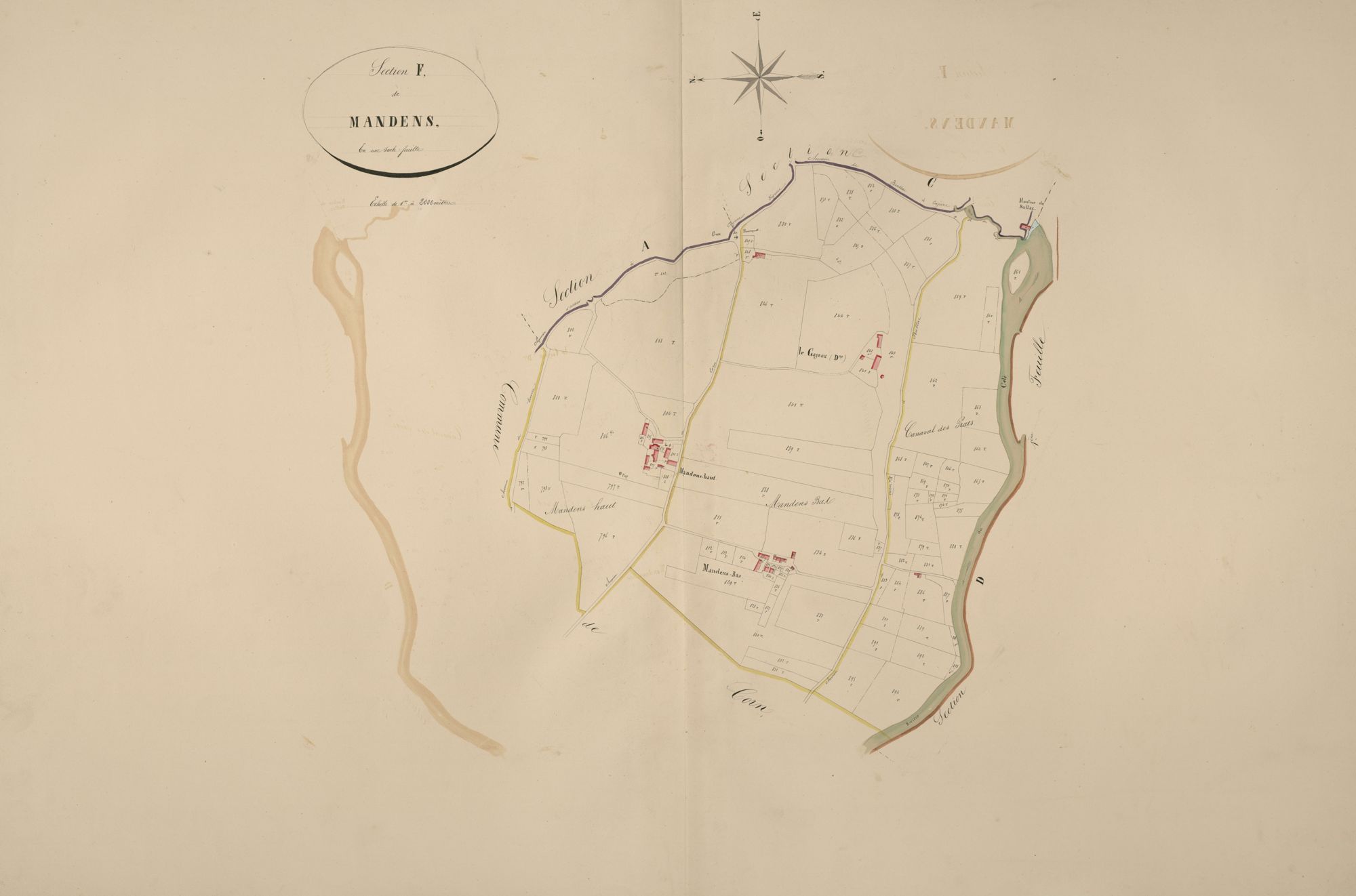section F de Mandens, 1ère feuille