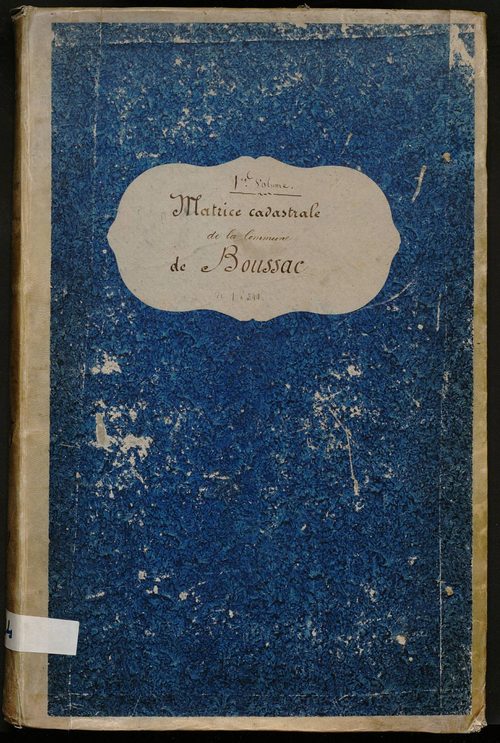 Folios 1-340. Augmentations et diminutions (1843-1914)