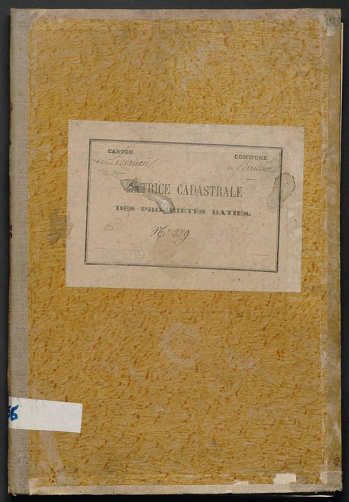 Cases 1-116. Augmentations et diminutions (1880-1890)