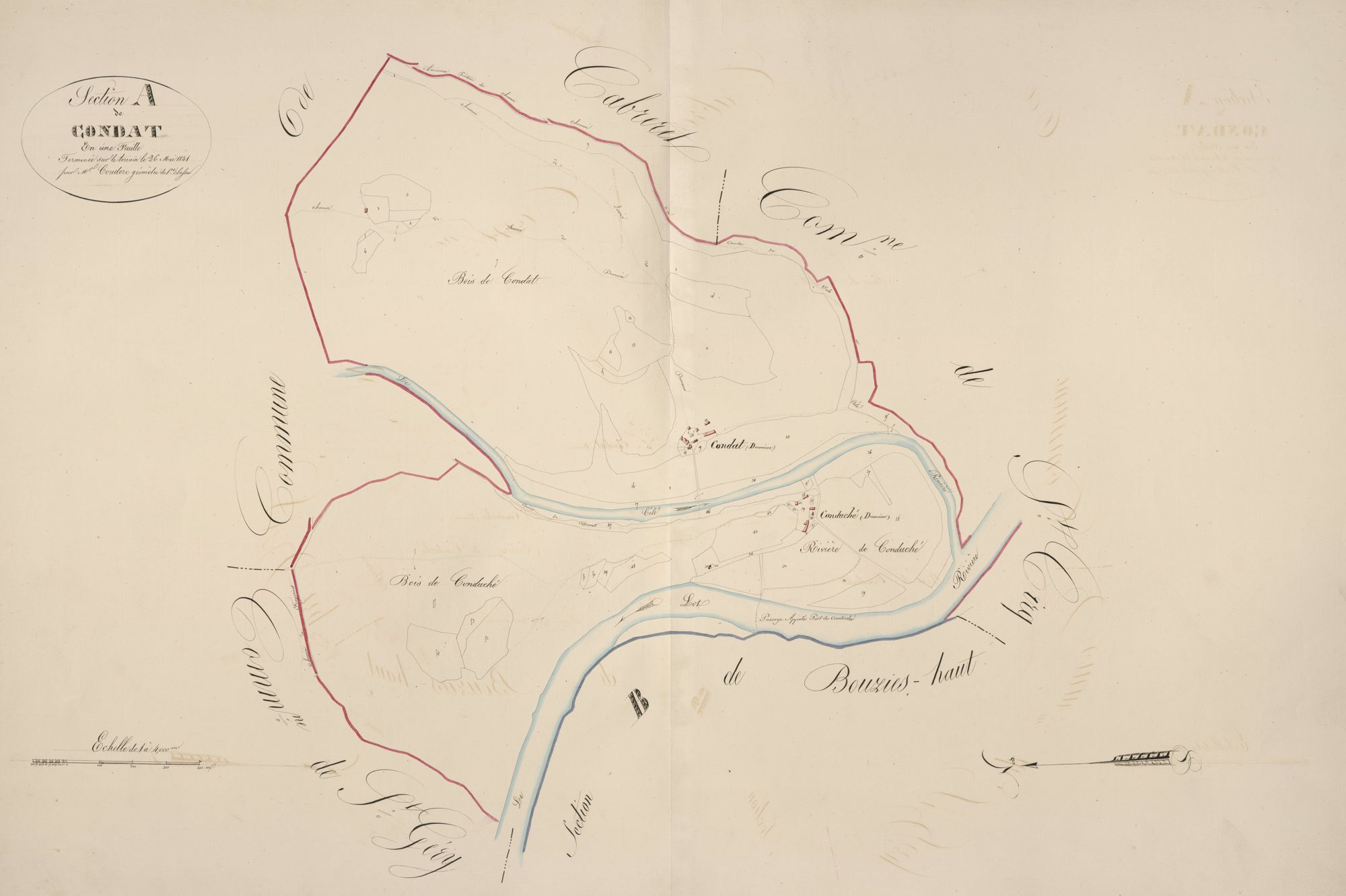 section A de Condat, 1ère feuille