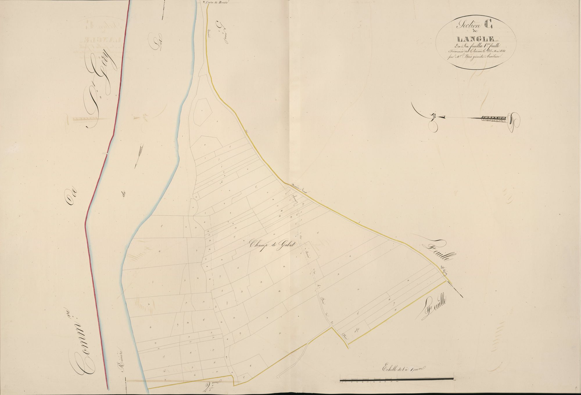 section C de Langle, 1ère feuille