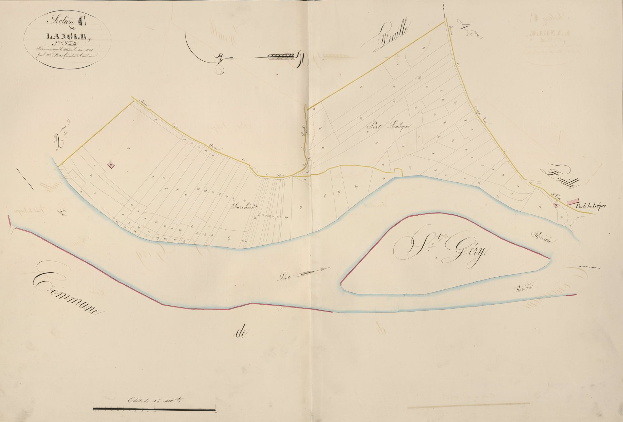 section C de Langle, 3ème feuille