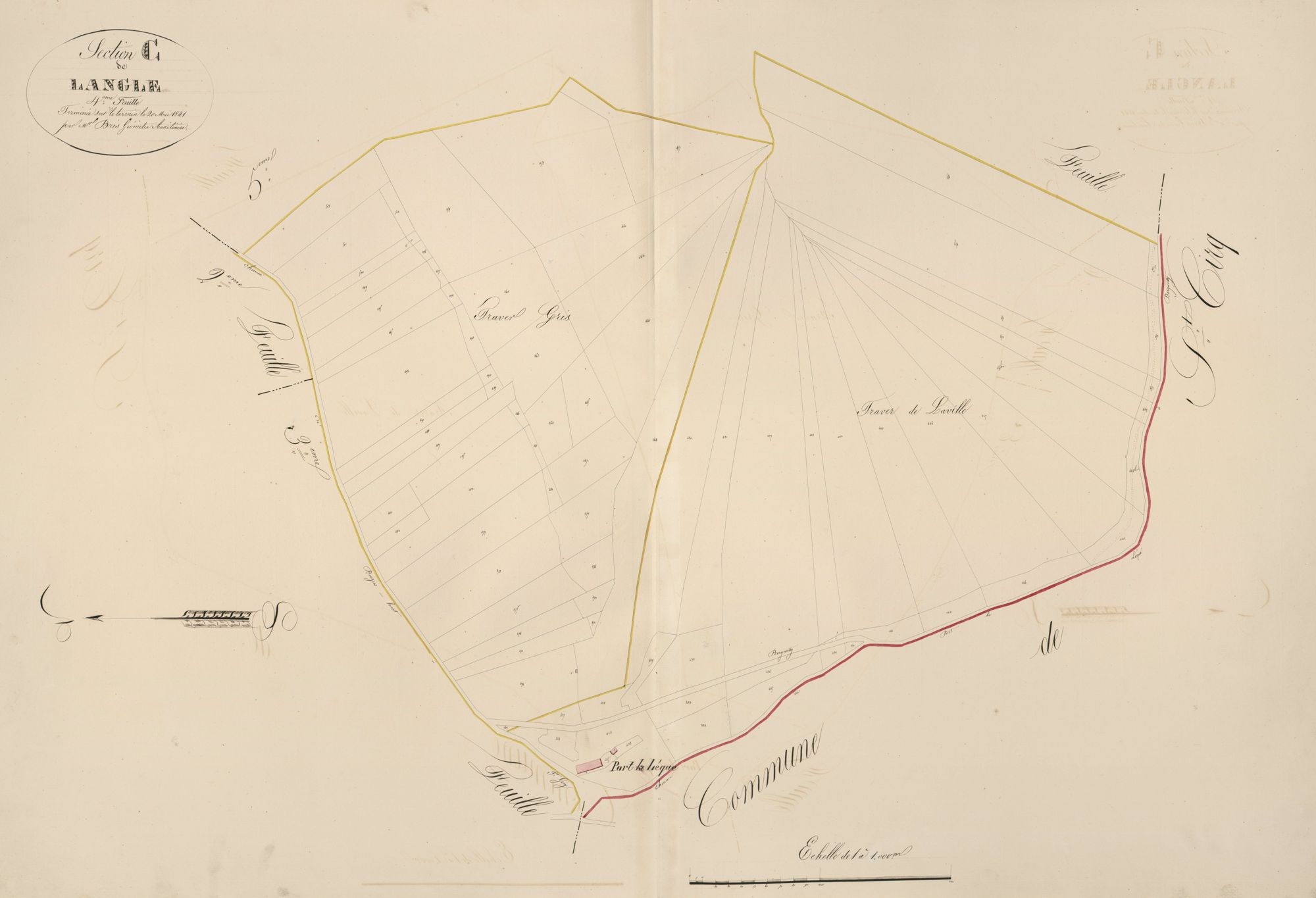 section C de Langle, 4ème feuille