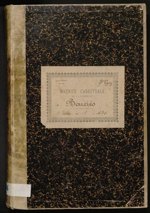 Folios 1-436. Augmentations et diminutions (1844-1914)