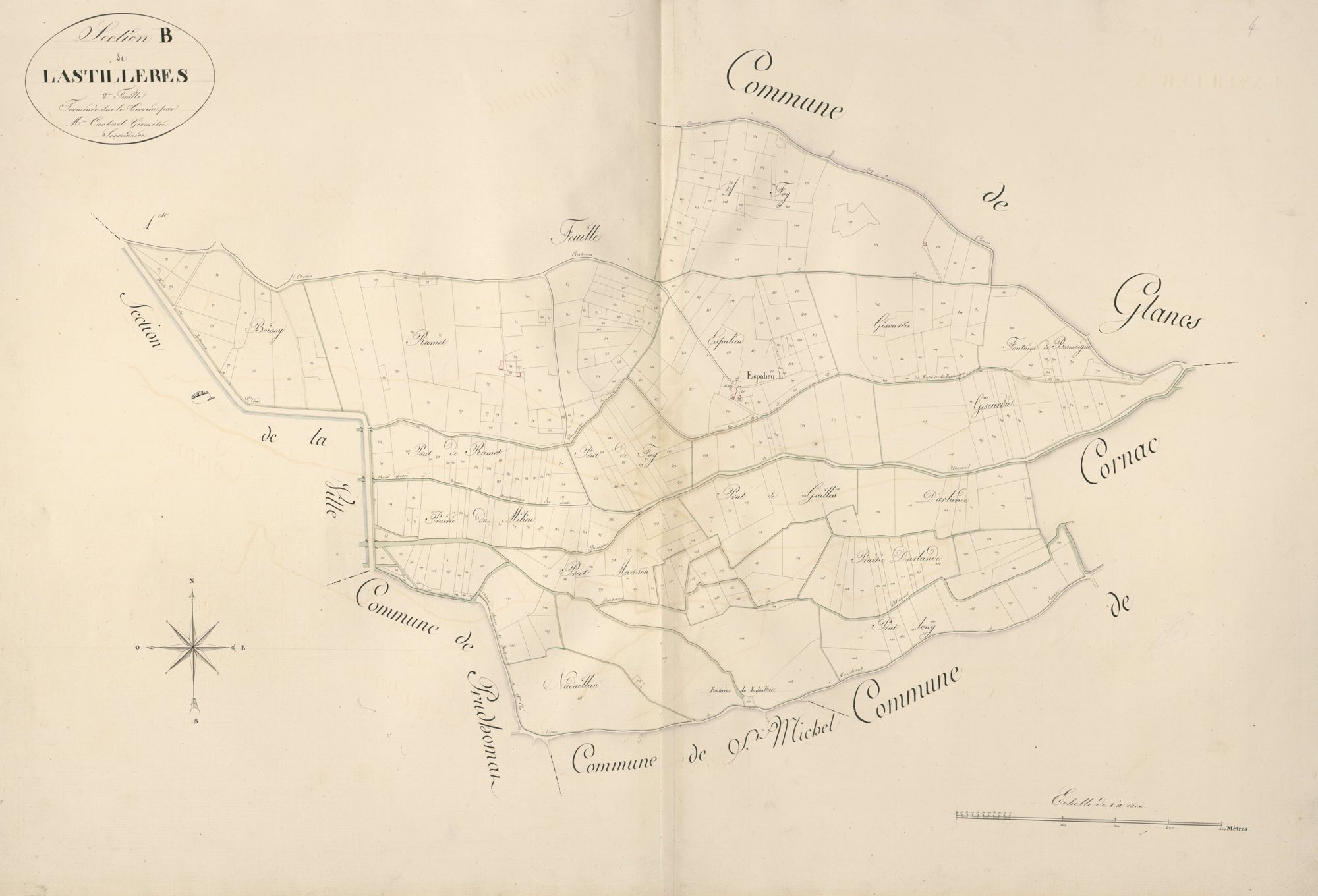 section B de Lastilleres, 2ème feuille