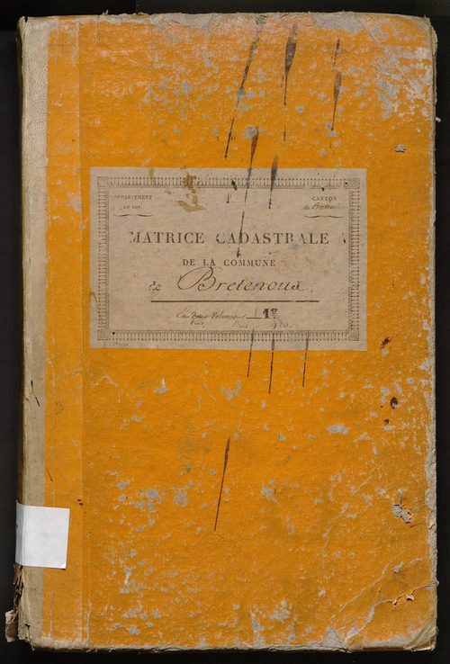 Folios 1-420. Augmentations et diminutions (1869-1913)