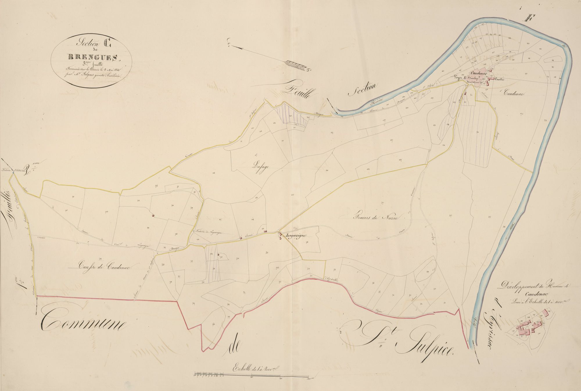section C de Brengues, 3ème feuille