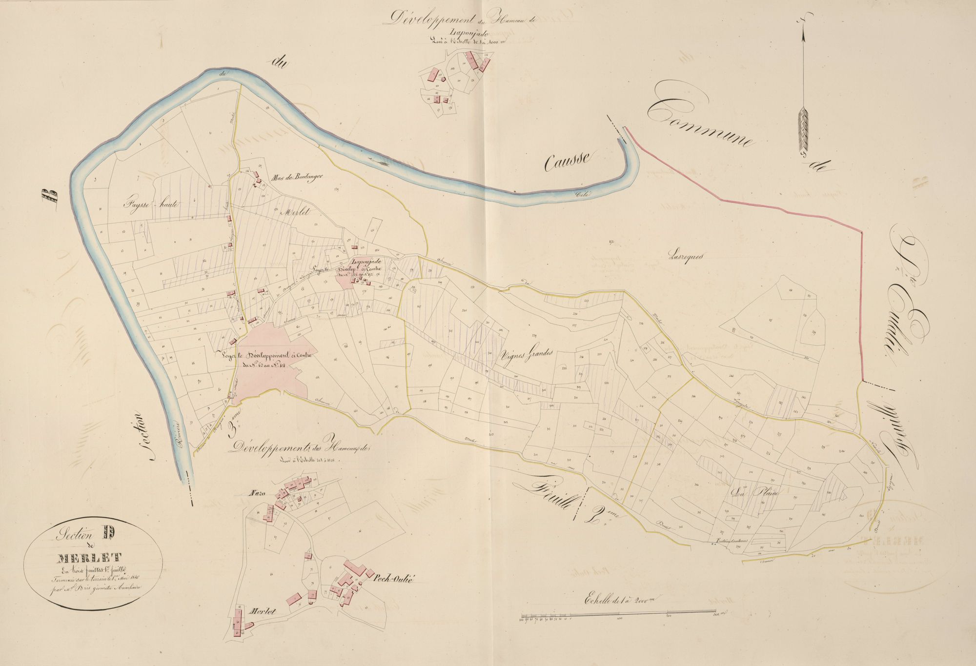 section D de Merlet, 1ère feuille