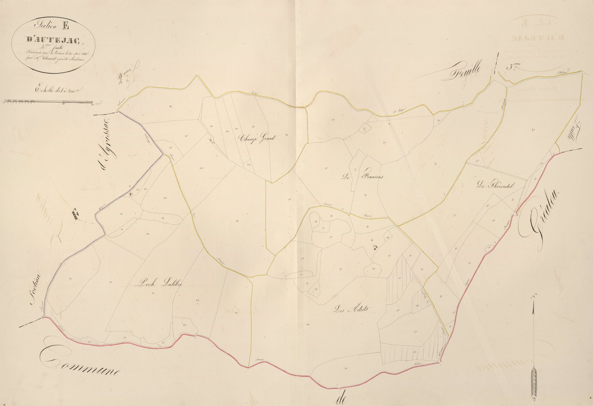 section E d'Autejac, 4ème feuille