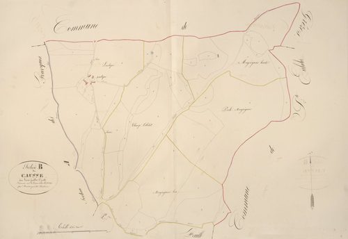 section B du Causse, 1ère feuille