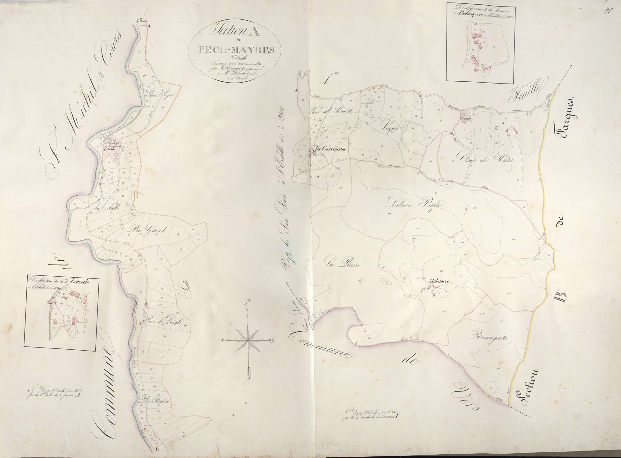section A de Pech-Mayres, 2ème feuille