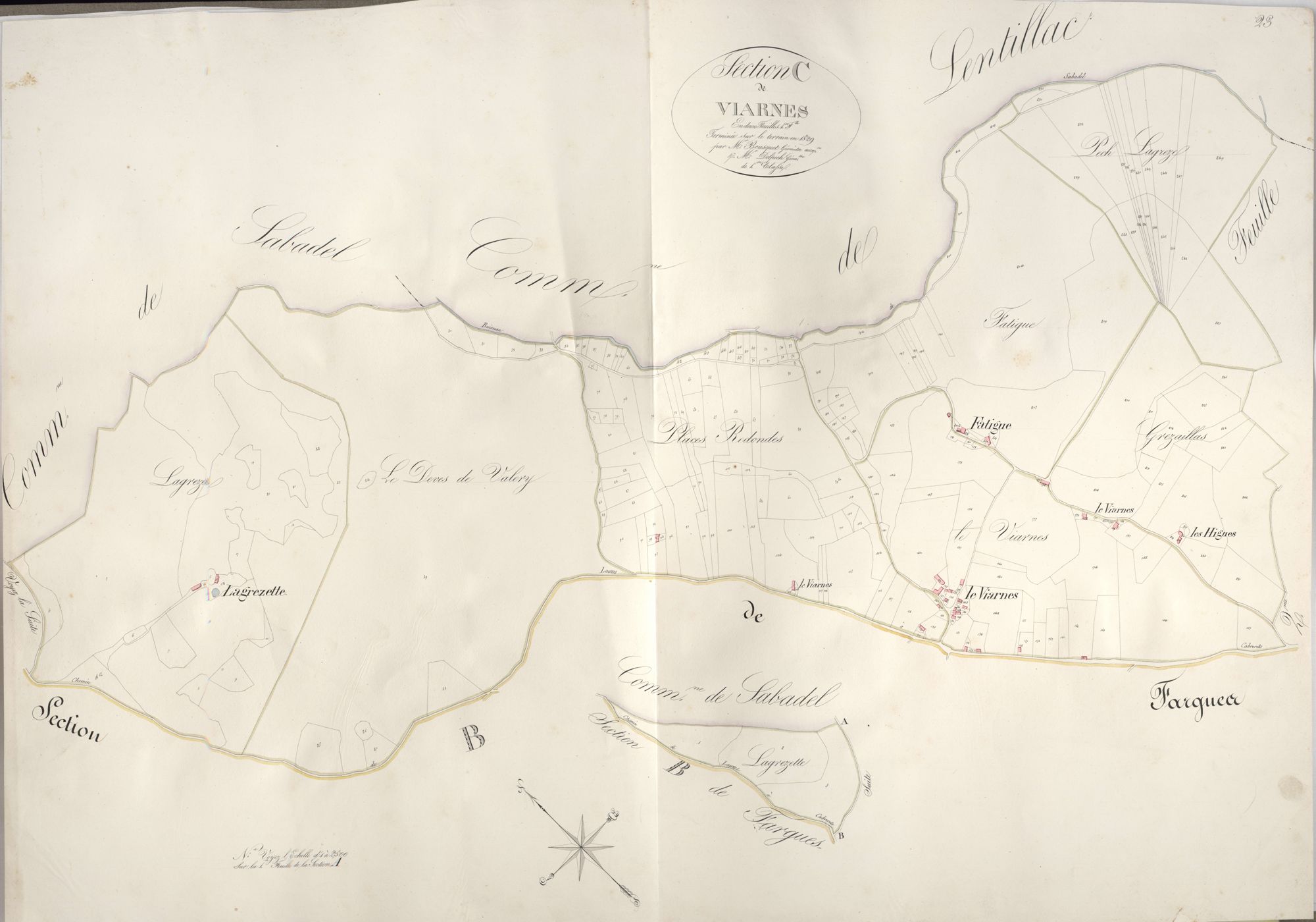 section C de Viarnes, 1ère feuille