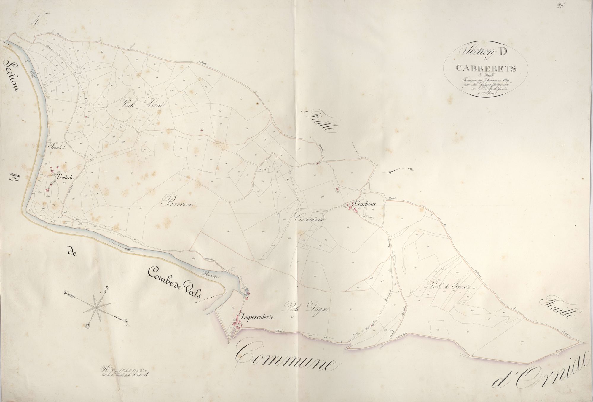 section D de Cabrerets, 2ème feuille