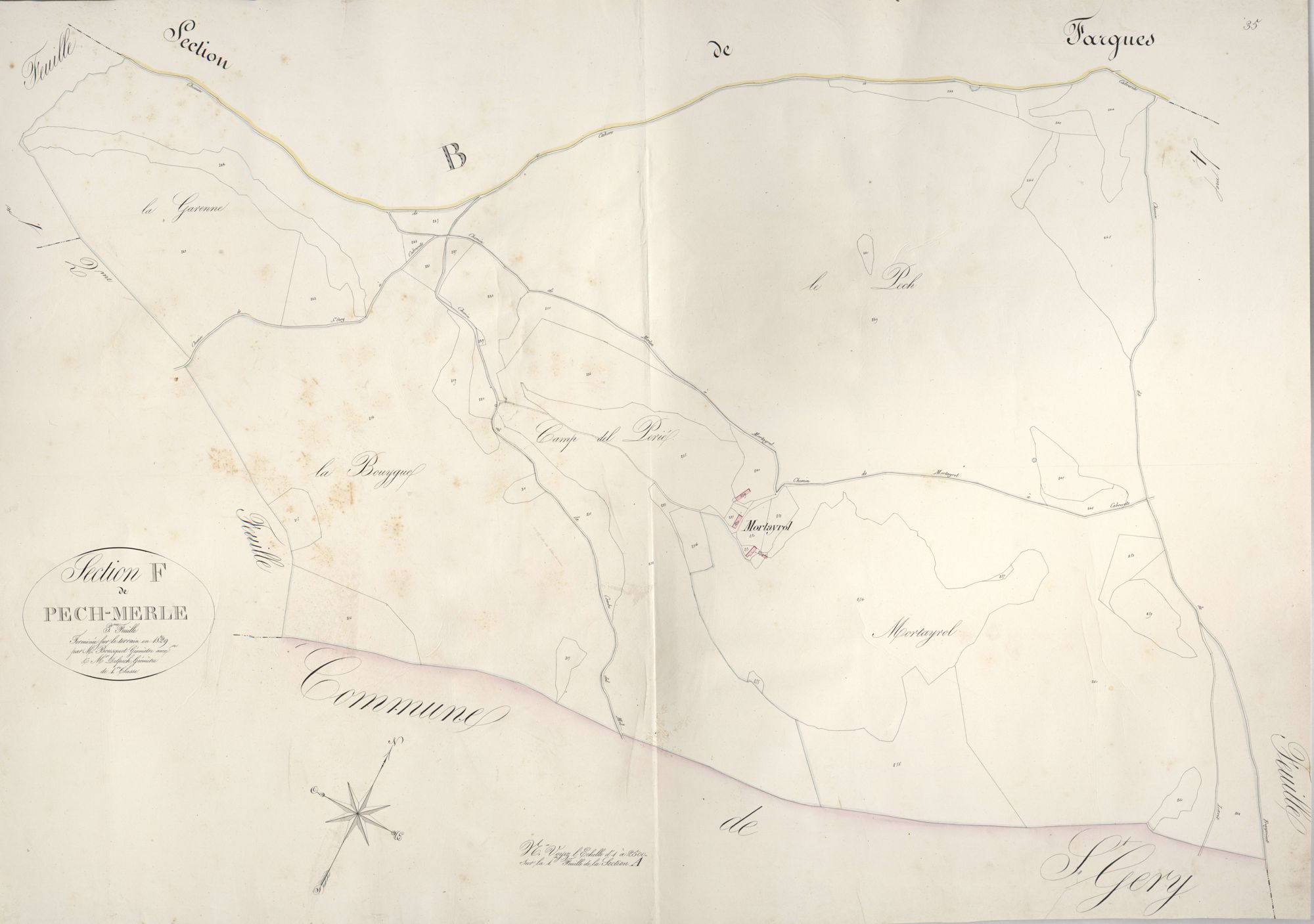 section F de Pech-Merle, 3ème feuille