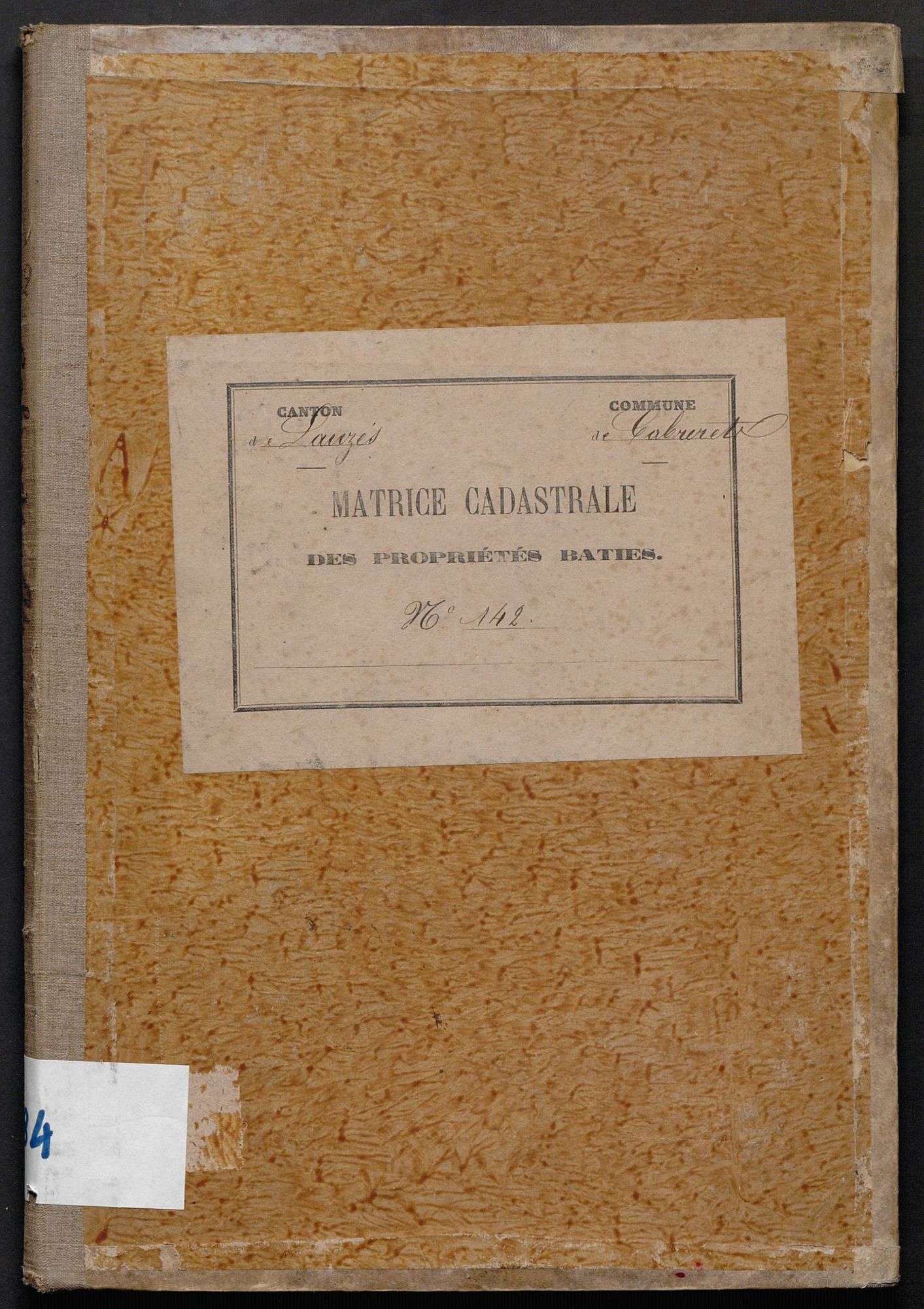Cases 1-277. Augmentations et diminutions (1889-1891)