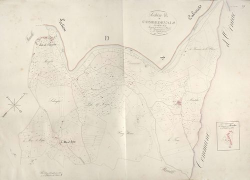section E de Combedevals, 1ère feuille