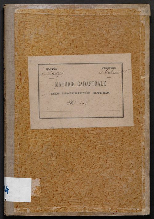 Cases 1-277. Augmentations et diminutions (1889-1891)