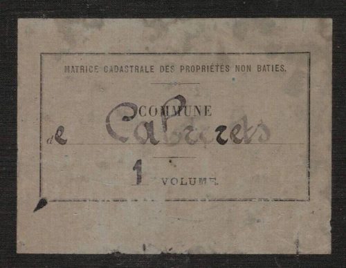 Folios 1-508. Augmentations et diminutions (1913-1934)